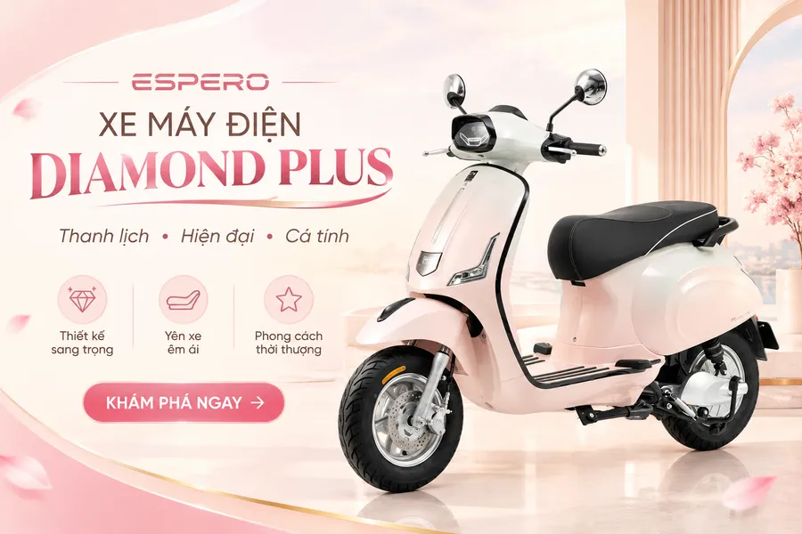 Xe máy điện Espero Diamond Plus | Nhạn Hùng