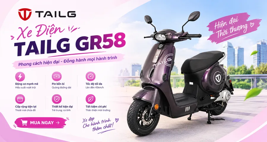 Xe đạp điện Tailg GR58 | Nhạn Hùng